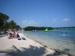 Private beach